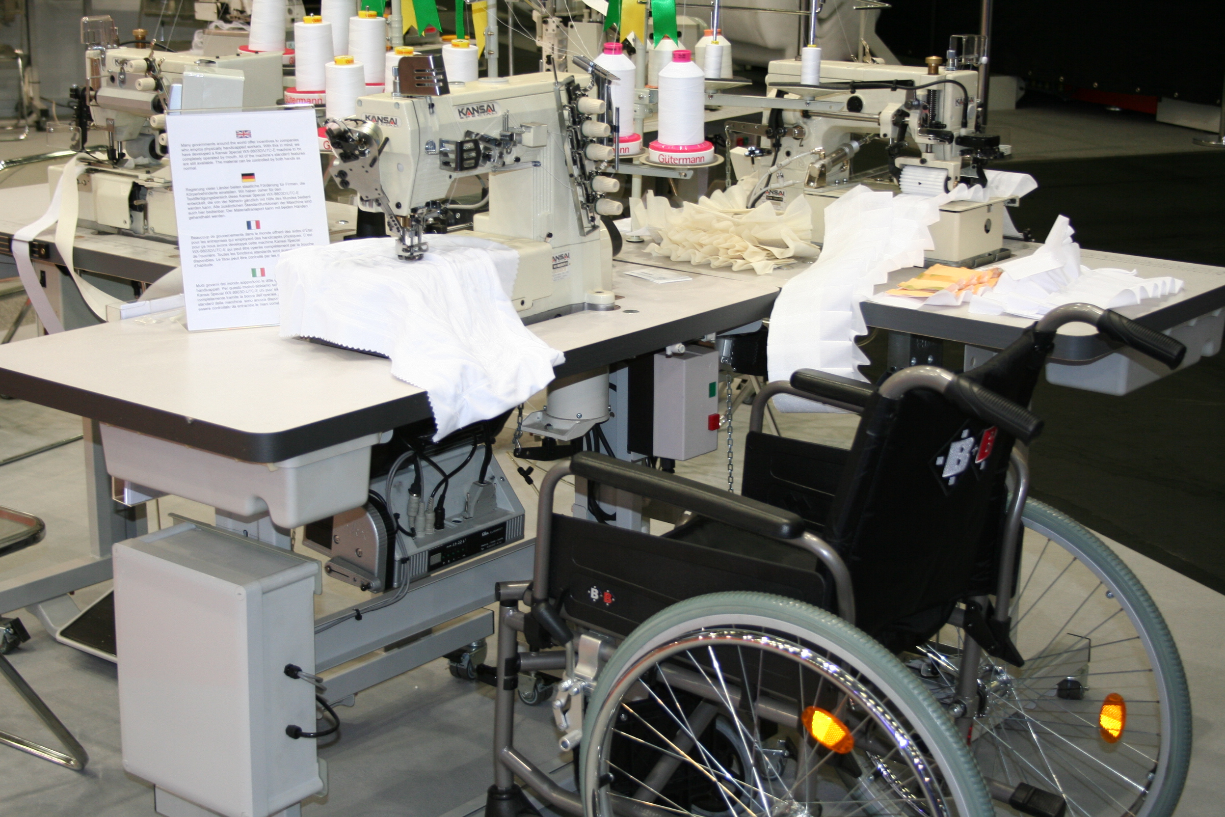 Custom Made Machines for Disabled Operators